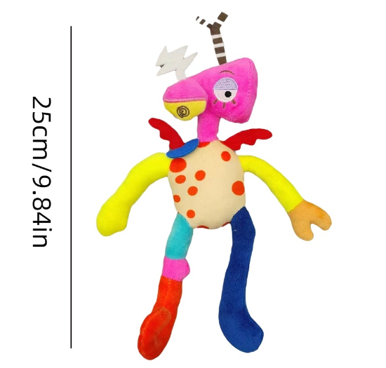 The Amazing Digital Circus Anime Cartoon Plush Pomni Jax Plush doll Toy Theater Rabbit Doll Stuffed Toys Christmas Gifts C7