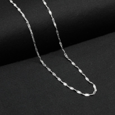 Silver R040 92.5 Italy Silver Ladies Necklace NEC047