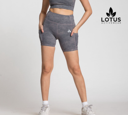 Lotus Activewear Aurelia Pocket Biker Shorts