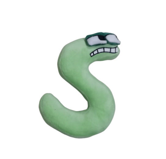 26 Alphabet Legend Plush Toy 0-10 Number Pillow Building Block Doll Children Birthday Party Gift S