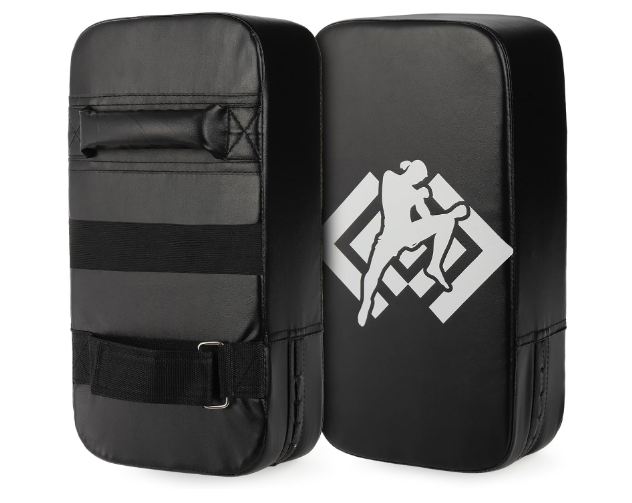 ZOOFOX 2 Pack Muay Thai Pads, Boxing Equipment Kicking Punching Shield, MMA Karate Taekwondo Training Pads for Men Women Gym
