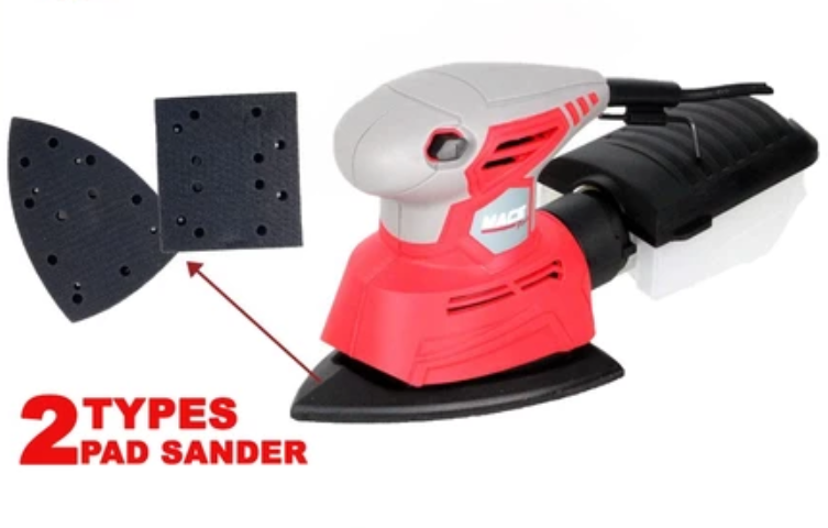 Mace Plus MT-MS150 150W Electric Multi Sander Finishing Sanding Tools With 2 Types Sanding Paper