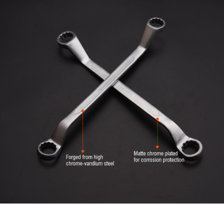 Harden 21x23mm - 30x32mm Double Ring Spanner Professional Europe Chrome Vanadium