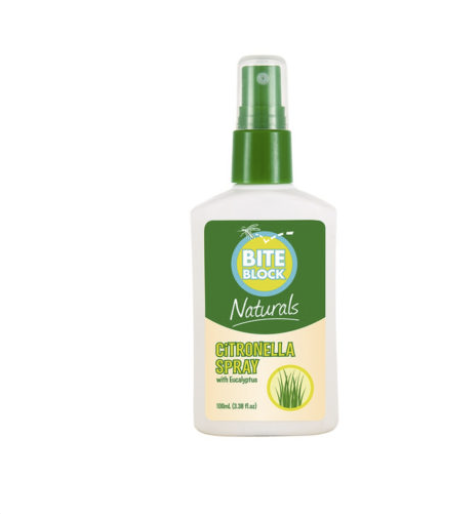 Bite Block Naturals Citronella Spray with Eucalyptus 100ml
