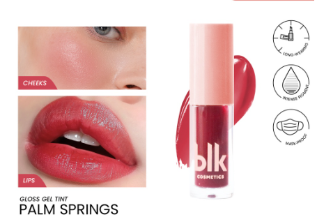 blk cosmetics fresh gloss gel tint palm springs