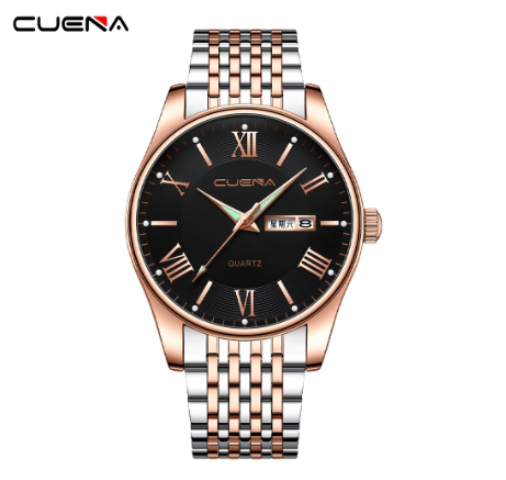 CUENA Men's Watches Fashion Casual sports Business Decorative Dial Quartz Water Resistant 6041 m2