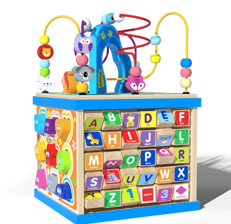 Children's Early Education Toys Montessori Wooden Gift Alphabet Color Animal Cognition Puzzles