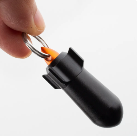 Outdoor Waterproof Canister Titanium Alloy Waterproof Canister Medicine Seal Capsule Bottle Keyring Multi Tools