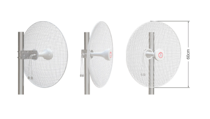 Lanbowan 2*22dBi Hyperbolic Antenna 1.7-4.2GHz 60cm | ANT1742D22PG-XP | V2.0 Infobahn