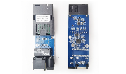 10 Pairs Mini Gigabit Optic Media Converter 1 Fiber 1 RJ45 Optical Ethernet Fiber Switch 100/1000M PCBA Board Singlemode Simplex