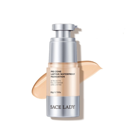 SACE LADY Oil-control Liquid Foundation Full Coverage Concealer 24H Lasting Waterproof Face Cosmetics Ultra Matte Base Makeup