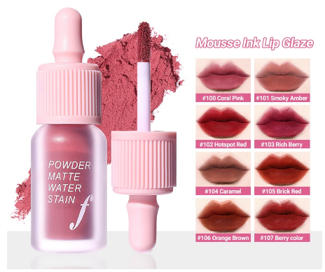 Bayfree Mousse Ink Lip Glaze Dual-use Lips & cheeks 8 Color Optional Create A Natural Girly