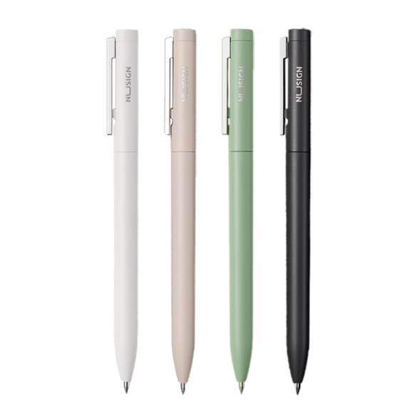 Deli NS563 Smooth Press Gel Pen 0.5mm Bullet Black Ink