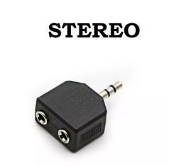 3.5mm Jack Splitter Splits any 3.5 mm Audio Jack Into two connections Use with PC stereo MP3 players Any 3.5mm Output
