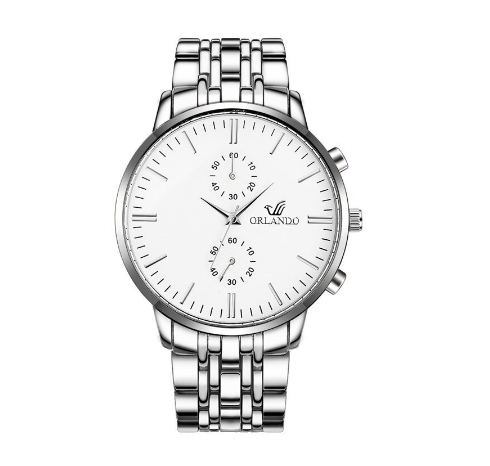 ORLANDO Men Watches Luxury Gold Stainless Steel Quartz Wristwatches Fashion Business Watch M4