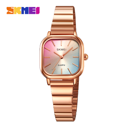 Skmei 2190 Watch for Women Fashion Business Ladies Quartz Waterproof Temperament Watches ROSEGOLD