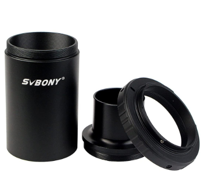 1.25 Inches Ca1 Extension Tube M42 Thread T Mount Adapter And T2 Ring Compatible For Nikon Dslr Camera Photography Telescope