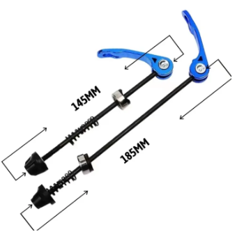 Mountain Bicycle Wheel Hub Front and Rear Skewer Quick Release Skewer Clip Bolt Lever Axle