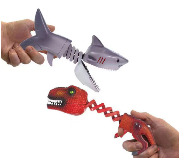 Shark Grabber Toys Novelty Toys Hungry Dinosaur Shark Animal Claw Chomper Toy Dinosaur Bite Game Toys