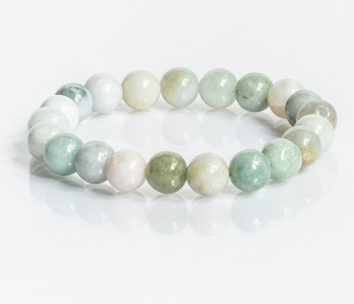 Natural Pale Jade Bead Crystal Gemstone