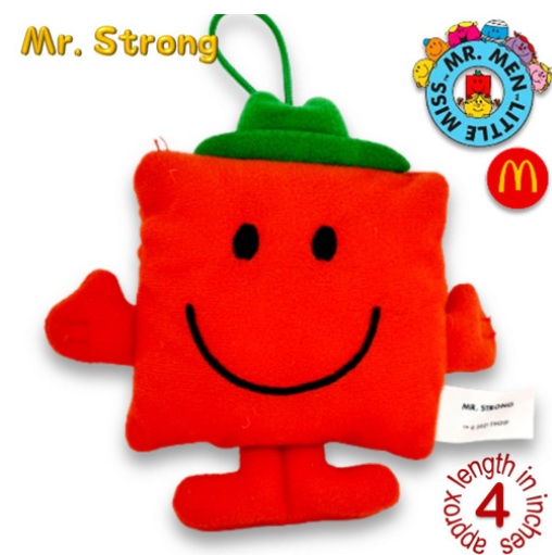 Mr Men Little Miss McDo Hanging Plushies Bag Charm Stuffed Toys McDo12