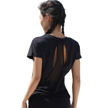 MOVING PEACH T-shirt Loose Backless Running Top Training Tee ATI