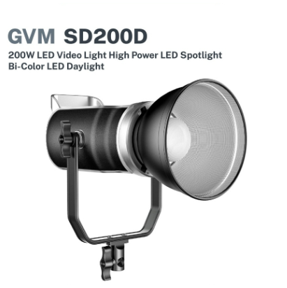 Gvm Sd200d 200w High Power Led Spotlight Bi-Color