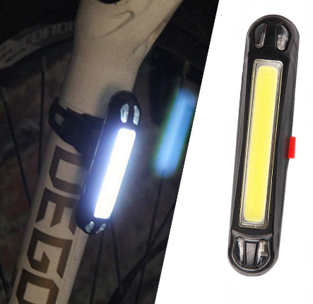 6 Mode USB Rechargeable COB LED Bike Light Rear Tail Light Lamp /Bicycle Warning Lights