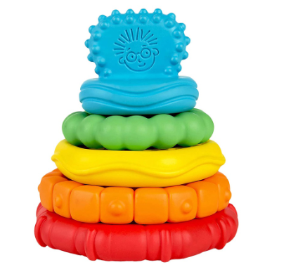 Kids II Baby Einstei Stack & Teethe Multi-Textured Teether