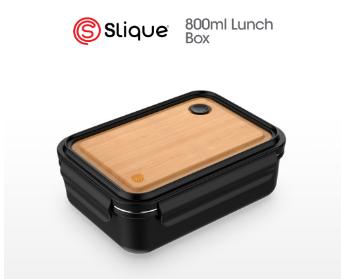 SLIQUE Persona Lunch box w/PP Spork Included | Compartment 800ml BPA Free Amazing Gift idea