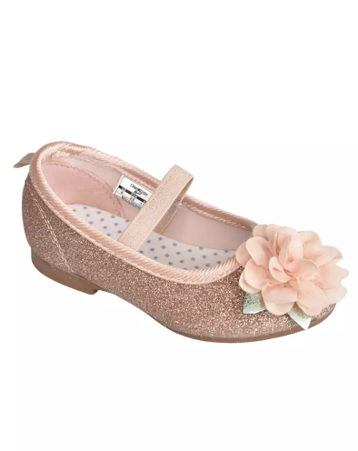OshKosh Toddler Girl Glitter Mary Jane Shoes with Flower