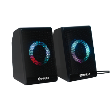 Inplay Mini Rgb Speakers 3D Surround Shocking Bass Boost For Laptop/Dsektop/Mobile Phone/Psp