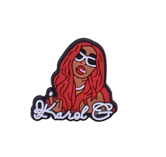 Cute Bear Cat Jibits for Croc Rainbow Jibbits Charm Mermaid Shoe Charms Pins Karol G Singer Jibitz Crocks for Girls Shoes Accessories S12