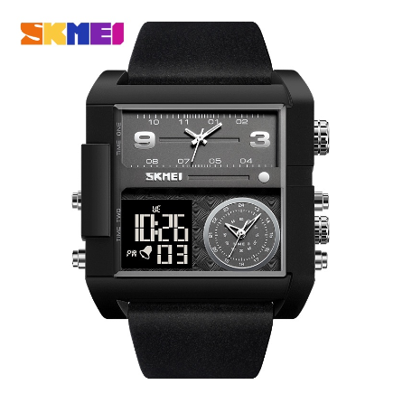 Skmei Waterproof Sports Watch for Men ALL BLACK