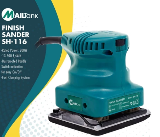 MAILTANK (SH116) Finish Sander 200W 110x00mm