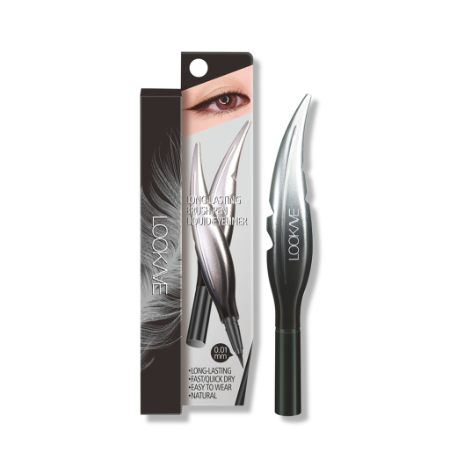 Lamuseland Feather Shape Liquid Eyeliner Pen Black Waterproof 1g