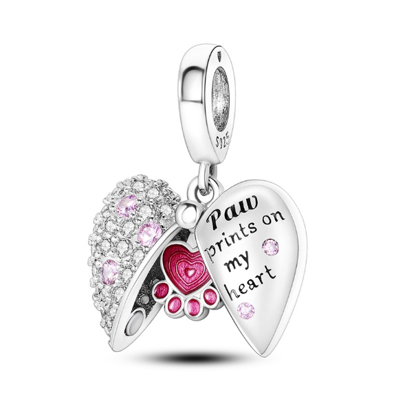 25 Sterling Silver Dog Bone Charm Suitable For Pandora Bracelet DIY 002