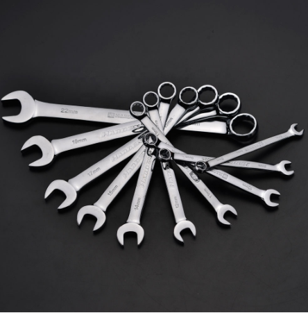 Harden 540105 10Pcs Combination Spanner Set (Professional) Auto Repairing Chrome Vanadium 10 Pcs