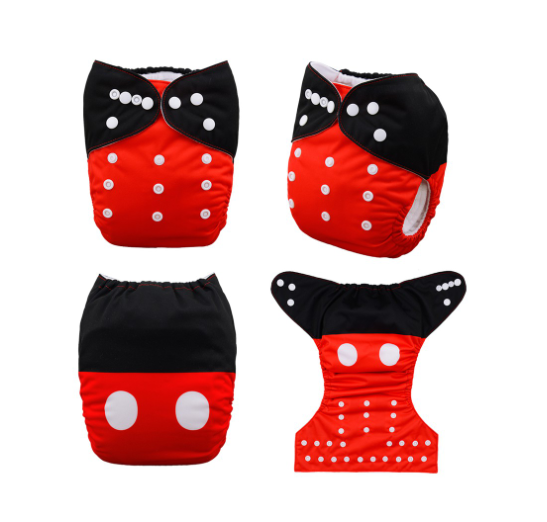 Alva Baby Cloth Diapers Washable Reusable Real Cloth Pocket Nappy Diaper Only D37