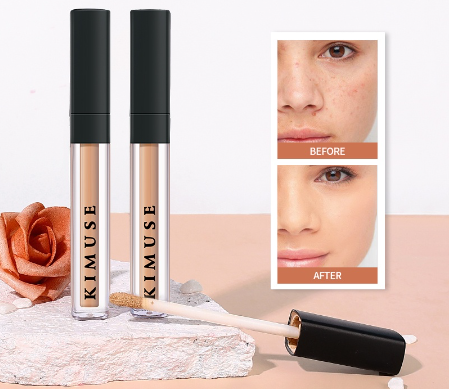 KIMUSE Foundation Soft Matte Long Wear Oil Control Concealer Liquid Foundation Cream