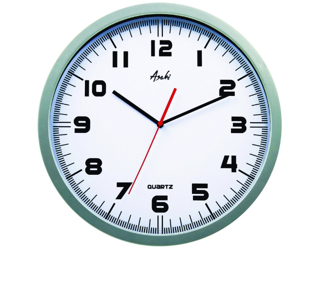 Asahi HC 2514 Round Wall Clock 14 Inches