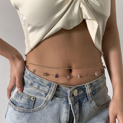 Women Waist Chain Simple Belly Belt Body