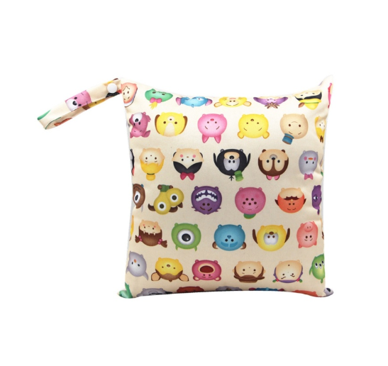 Waterproof and Reusable Baby Diaper Bag Durable Baby Diaper Stroller Handbag 021