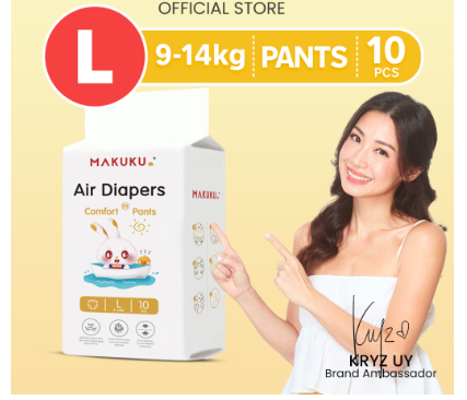 MAKUKU Mini Baby Soft and Breathable Comfort Fit Large, XL, XXL Pull-up Pants Disposable Baby Diaper