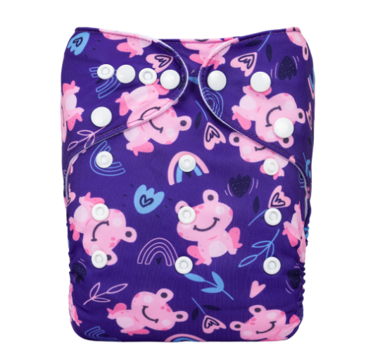 Alva Baby Cloth Diapers Washable Pocket Nappy Diaper for Newborn Without Insert N1