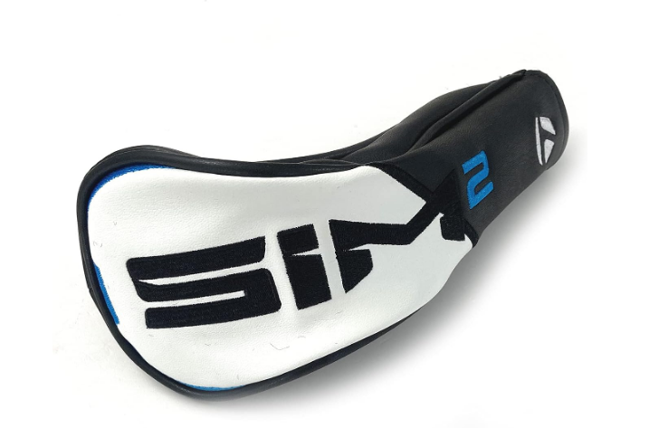 TaylorMade New 2021 Golf Sim2 Rescue Hybrid Headcover Black/White/Blue/Lime Neon