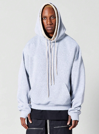 SUMWON Overhead Double Hoodie With Drawcords