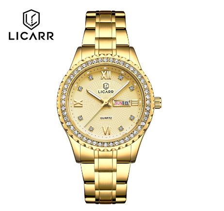 LICARR Original Women Watch Top Brand Luxury Quartz Waterproof Sport Simple Fashion Casual Original Womens Watches Ladies F01
