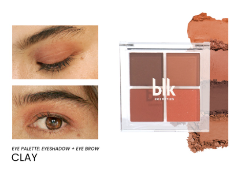 blk cosmetics daydream eyeshadow palette clay