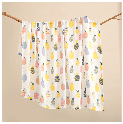 Betty Baby Reception Blanket 120x120 cm Baby Muslin Blanket Newborn Swaddle Cotton SB3